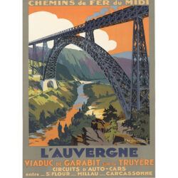 vecchio poster auvergne