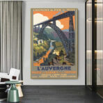 vecchio poster auvergne