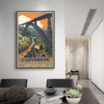 vecchio poster auvergne