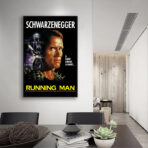 poster uomo che corre