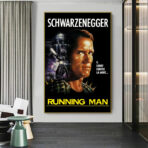 poster uomo che corre