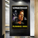 poster uomo che corre