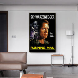 poster uomo che corre