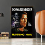poster uomo che corre