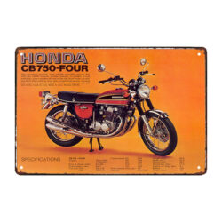 targa pubblicitaria 750 honda four
