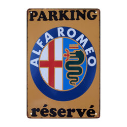 targa pubblicitaria alfa romeo