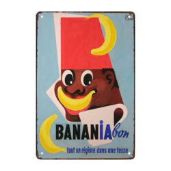 targa pubblicitaria old banania 1