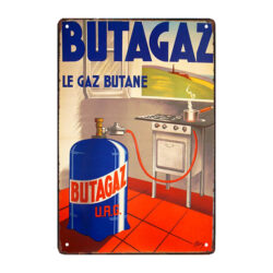 targa pubblicitaria old butagaz