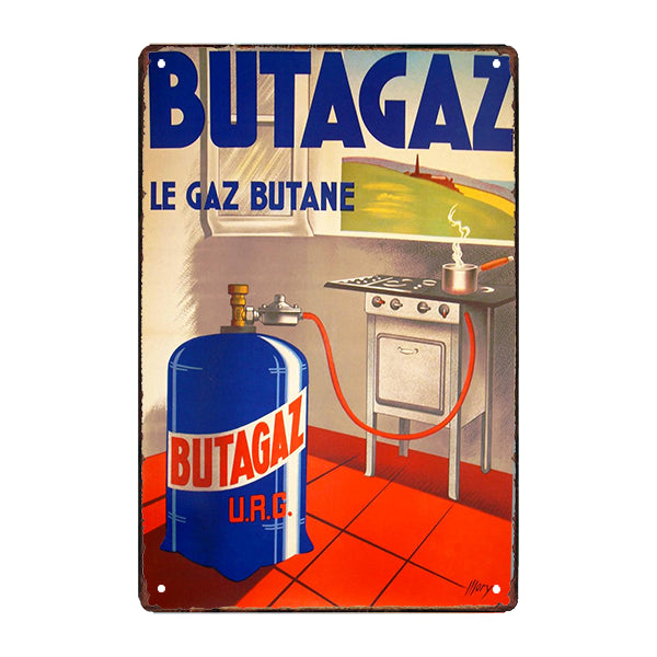 targa pubblicitaria old butagaz targa pubblicitaria old butagaz