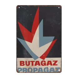 targa pubblicitaria fiamma butagaz