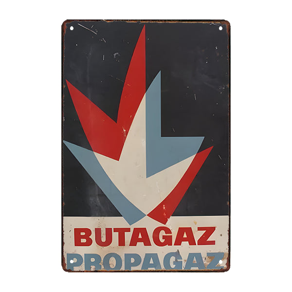 targa pubblicitaria fiamma butagaz targa pubblicitaria fiamma butagaz