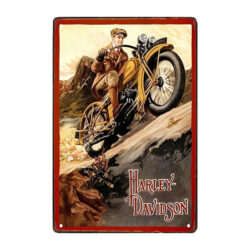 targa pubblicitaria harley davidson
