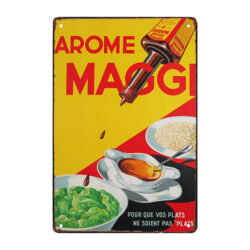 targa pubblicitaria maggi
