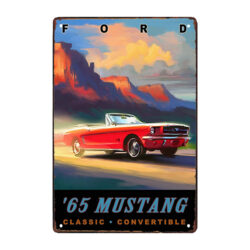 targa pubblicitaria ford mustang