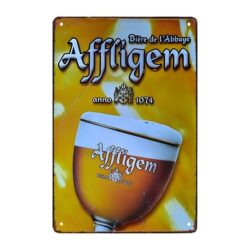 placca metallo affligem