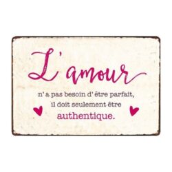 amore piastra metallo