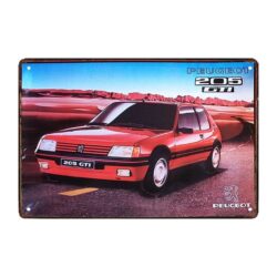 automobile metal plate 205 gti 1