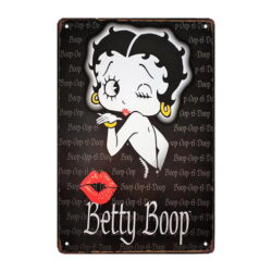 piastra metallica betty boop