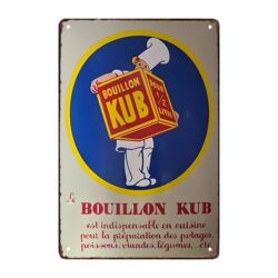 piastra metallo bouillon kub