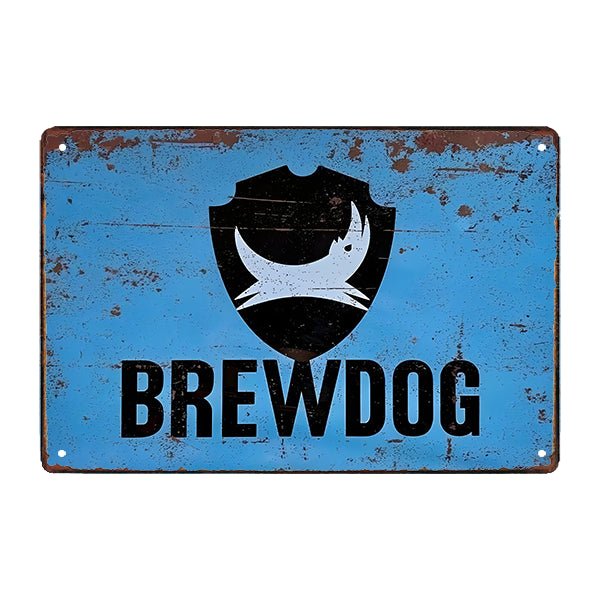 piastra per cani da birra in metallo piastra per cani da birra in metallo