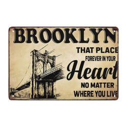 piastra metallica brooklyn