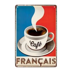 metal plate cafe parigi