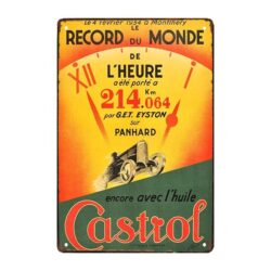 placca metallo castrol 1