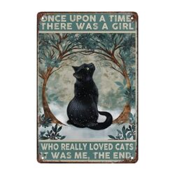 piastra metallica gatto nero 1
