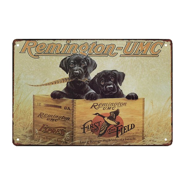placca metallo cane retro placca metallo cane retro