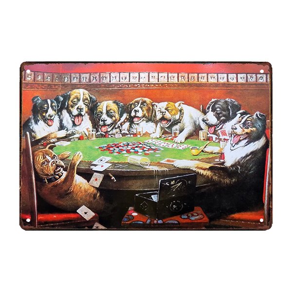placca metallo cane vintage placca metallo cane vintage