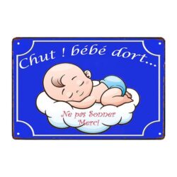 piastra metallica zitto bambino che dorme