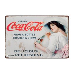 piastra in metallo coca