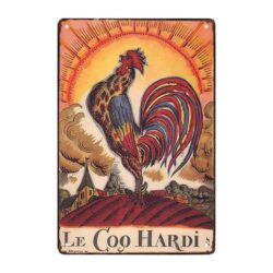 piastra metallica coq hardi