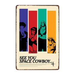 piastra metallica cowboy bebop