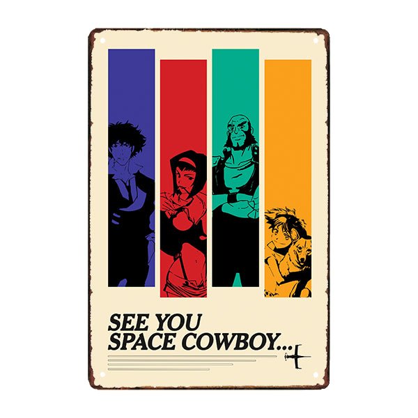 piastra metallica cowboy bebop piastra metallica cowboy bebop