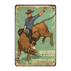 cowboys piastra metallo