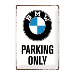 placca in metallo deco bmw