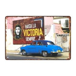 placca metallo deco cuba