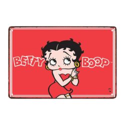 piastra metallica cucina deco betty boop