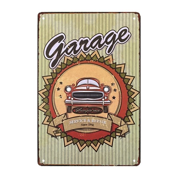 metal plate deco garage 2 metal plate deco garage 2