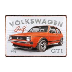 placca deco metallica vw golf 1