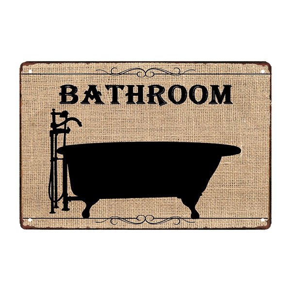 bagno decorativo in placca metallica bagno decorativo in placca metallica
