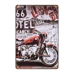placca metallica decorativa per motocicletta depoca
