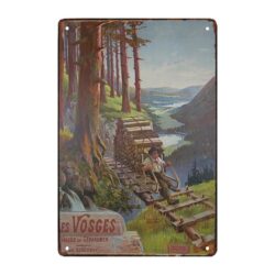 vosges placca metallica decorativa