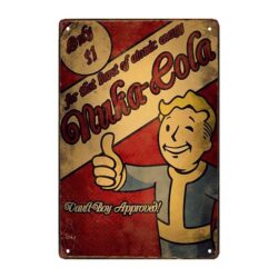 videogioco placca metal fallout