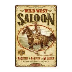 piastra metallo film western