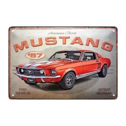 piastra metallica ford mustang