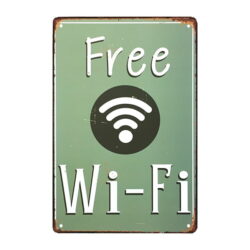 wi fi gratuito con piastra metallica