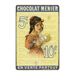 piatto pubblicitario old chocolat menier