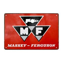 vecchia targa pubblicitaria di massey ferguson